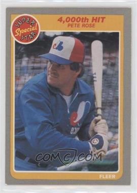 1985 Fleer - [Base] #640 - Pete Rose [EX to NM]