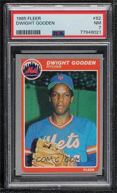 1985 Fleer - [Base] #82 - Dwight Gooden [PSA 7 NM]