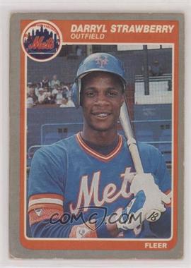 1985 Fleer - [Base] #93 - Darryl Strawberry [Good to VG‑EX]