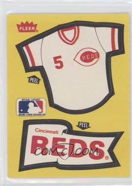 1985 Fleer - Team Stickers Inserts #_CIRE.2 - Cincinnati Reds Team (Jersey/Pennant)