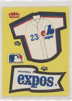 Montreal Expos Team (Jersey/Pennant)