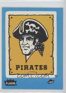1985 Fleer - Team Stickers Inserts #_PIPI.1 - Pittsburgh Pirates (Logo; Peel is Upside Down)