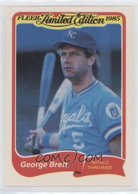 1985 Fleer Limited Edition Baseball Superstars - Box Set [Base] #4 - George Brett