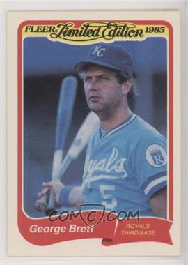 1985 Fleer Limited Edition Baseball Superstars - Box Set [Base] #4 - George Brett