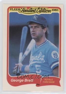 1985 Fleer Limited Edition Baseball Superstars - Box Set [Base] #4 - George Brett