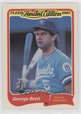 1985 Fleer Limited Edition Baseball Superstars - Box Set [Base] #4 - George Brett