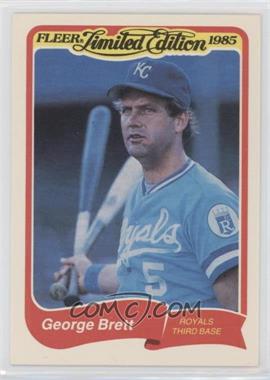 1985 Fleer Limited Edition Baseball Superstars - Box Set [Base] #4 - George Brett