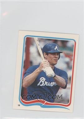 1985 Fleer Star Stickers Album Stickers - [Base] #18 - Dale Murphy