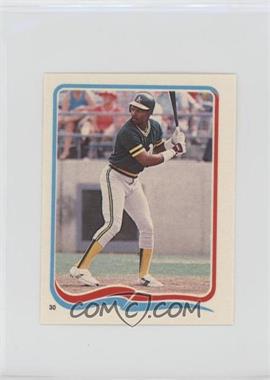 1985 Fleer Star Stickers Album Stickers - [Base] #30 - Dwayne Murphy