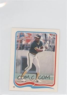 1985 Fleer Star Stickers Album Stickers - [Base] #30 - Dwayne Murphy