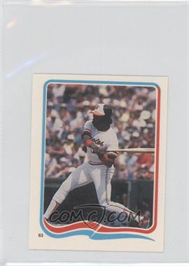 1985 Fleer Star Stickers Album Stickers - [Base] #63 - Eddie Murray