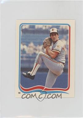 1985 Fleer Star Stickers Album Stickers - [Base] #90 - Mike Boddicker