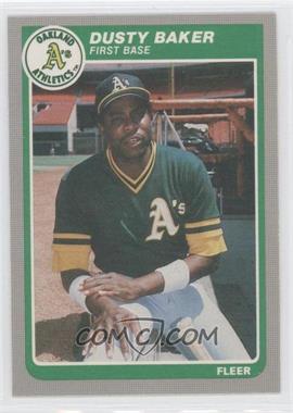 1985 Fleer Update - [Base] #U-3 - Dusty Baker