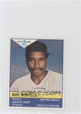1985 General Mills Baseball Stickers - [Base] - Separated #_DAWI - Dave Winfield