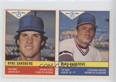 1985 General Mills Baseball Stickers - [Base] #RSMH - Ryne Sandberg, Mike Hargrove