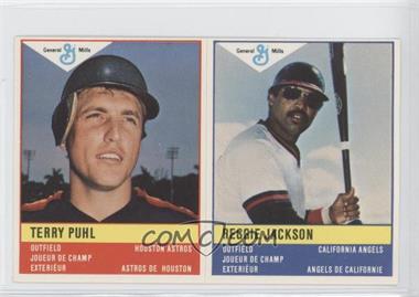 1985 General Mills Baseball Stickers - [Base] #TPRJ - Terry Puhl, Reggie Jackson