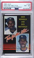 Dave Winfield, Don Mattingly [PSA 8 NM‑MT]