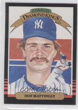 1985 Leaf - [Base] #7 - Diamond Kings - Don Mattingly