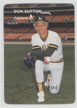 1985 Mother's Cookies Oakland Athletics - Stadium Giveaway [Base] #3 - Don Sutton