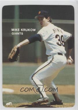 1985 Mother's Cookies San Francisco Giants - Stadium Giveaway [Base] #11 - Mike Krukow