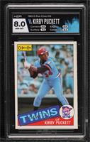 Kirby Puckett [HGA 8 NEAR MINT/MINT]