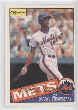 1985 O-Pee-Chee - [Base] #126 - Darryl Strawberry