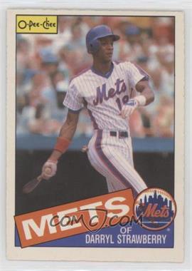 1985 O-Pee-Chee - [Base] #126 - Darryl Strawberry