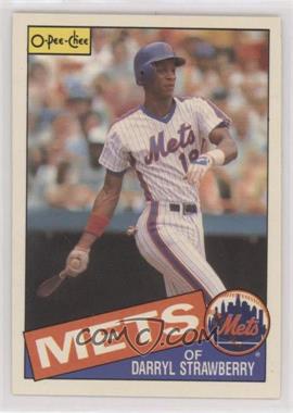 1985 O-Pee-Chee - [Base] #126 - Darryl Strawberry