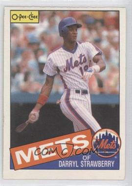 1985 O-Pee-Chee - [Base] #126 - Darryl Strawberry