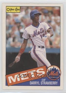 1985 O-Pee-Chee - [Base] #126 - Darryl Strawberry