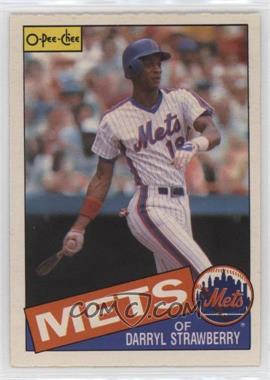 1985 O-Pee-Chee - [Base] #126 - Darryl Strawberry