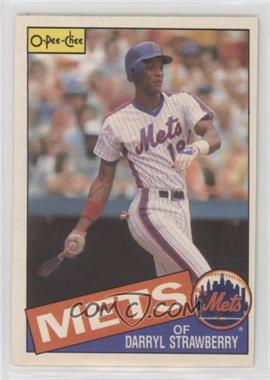 1985 O-Pee-Chee - [Base] #126 - Darryl Strawberry