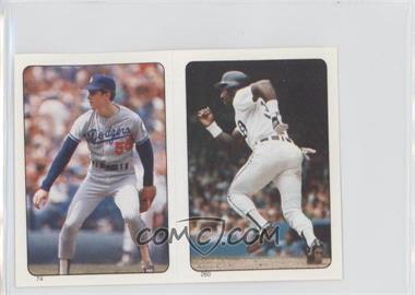 1985 O-Pee-Chee Album Stickers - [Base] #260-74 - Orel Hershiser, Chet Lemon