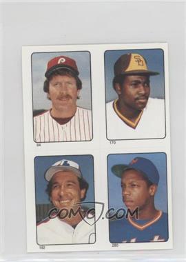 1985 O-Pee-Chee Album Stickers - [Base] #94-170-192-280 - Mike Schmidt, Tony Gwynn, Gary Carter, Dwight Gooden