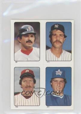 1985 O-Pee-Chee Album Stickers - [Base] #95-171-193-281 - Tony Armas, Don Mattingly, Mark Langston, Mike Schmidt