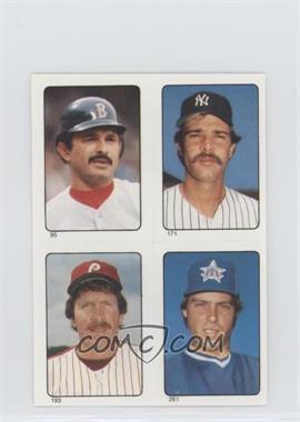 1985 O-Pee-Chee Album Stickers - [Base] #95-171-193-281 - Tony Armas, Don Mattingly, Mark Langston, Mike Schmidt