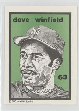 1985 O'Connell & Son Ink Series 2 - [Base] #63 - Dave Winfield
