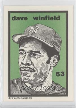 1985 O'Connell & Son Ink Series 2 - [Base] #63 - Dave Winfield