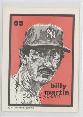 1985 O'Connell & Son Ink Series 2 - [Base] #65 - Billy Martin