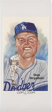 1985 Perez-Steele Hall of Fame Art Postcards - Eighth Series #186 - Don Drysdale /10000