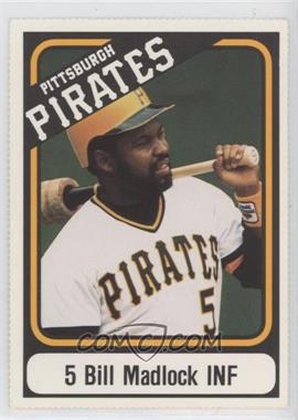 1985 Pittsburgh Pirates Team Issue - [Base] #5 - Bill Madlock