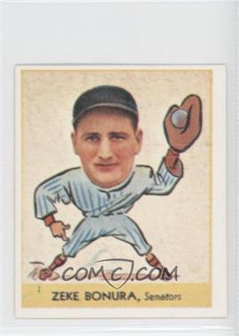 1985 Renata Galasso 1938 Goudey Heads-Up Reprints - [Base] #252 - Zeke Bonura