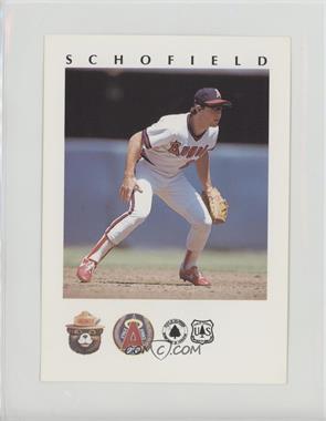 1985 Smokey Bear California Angels - [Base] #13 - Dick Schofield [Noted]