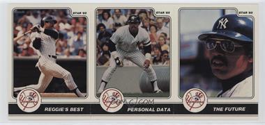 1985 Star Reggie Jackson Panel Set - [Base] - Full Panels #22-24 - Reggie Jackson