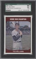 Ted Williams [SGC 86 NM+ 7.5]