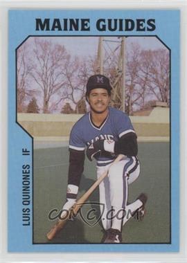 1985 TCMA Minor League - [Base] #108 - Luis Quinones