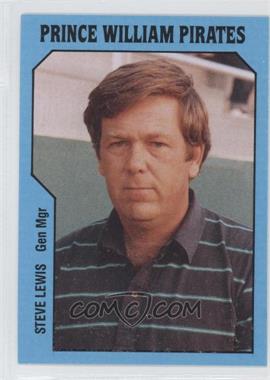 1985 TCMA Minor League - [Base] #377 - Steve Lewis