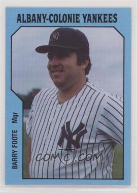 1985 TCMA Minor League - [Base] #590 - Barry Foote