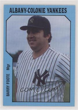 1985 TCMA Minor League - [Base] #590 - Barry Foote