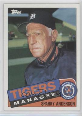 1985 Topps - [Base] - Blank Back #_SPAN - Sparky Anderson